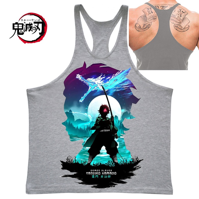 (Demon Slayer) GYM Mens Tank T – Tank Top Muscle recenzja i cena