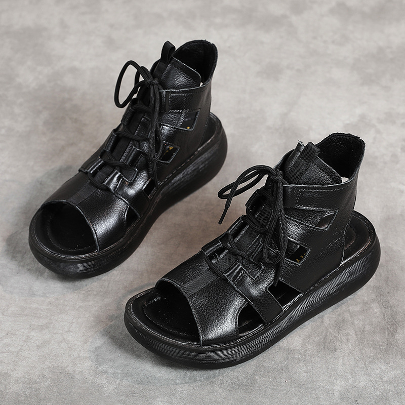 Xiuteng Cowhide Wedge Heel Thi – Casual Sandal Leather recenzja i cena