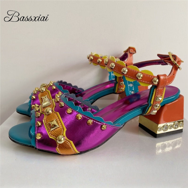 Luxury Rivet T-Strap Sandals W – Casual Sandal Leather recenzja i cena