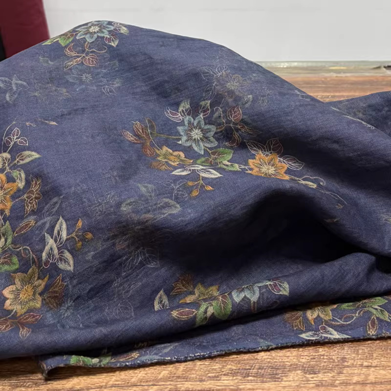 1yard High end pure flax tecid – Linen Shirt Breathable recenzja i cena