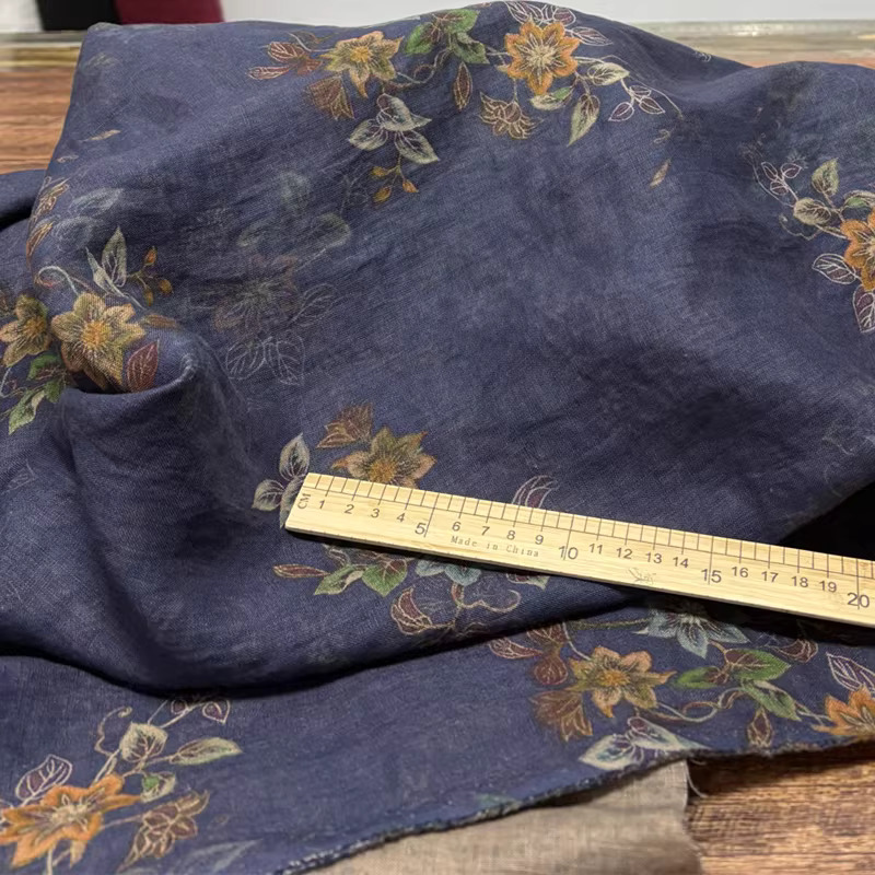 1yard High end pure flax tecid – Linen Shirt Breathable recenzja i cena