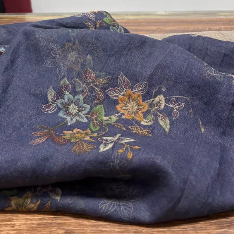 1yard High end pure flax tecid – Linen Shirt Breathable recenzja i cena