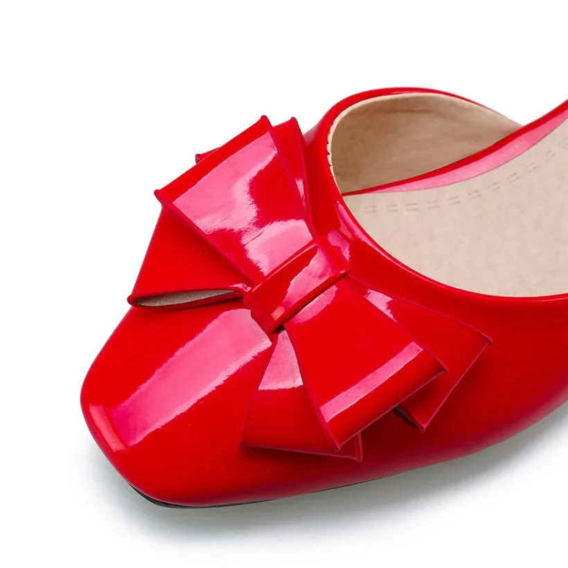 Big Size Women Bowtie Pumps Ro – Casual Sandal Leather recenzja i cena