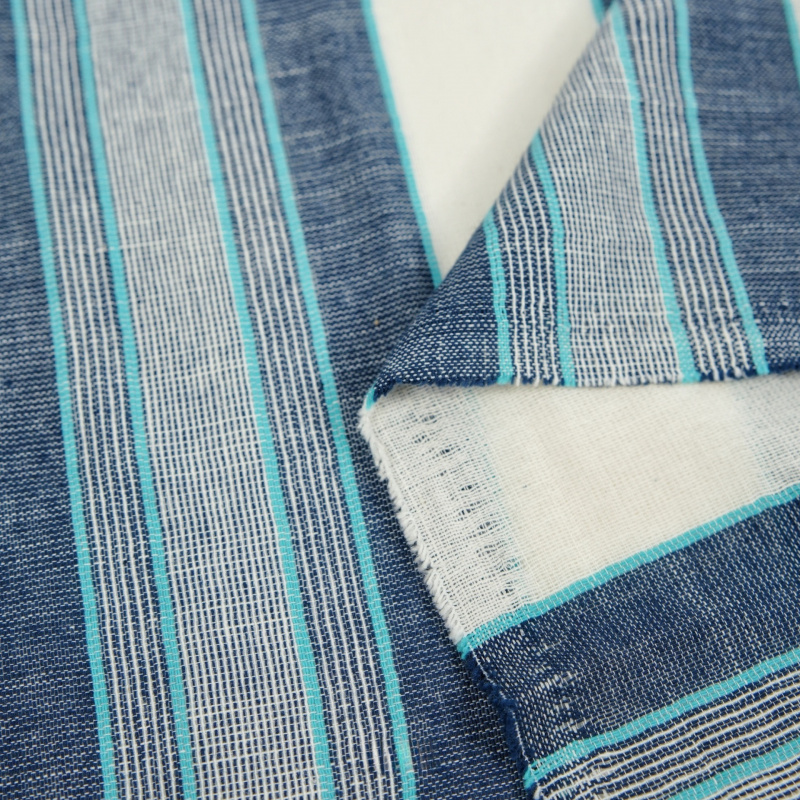 Fresh and artistic Blue and wh – Linen Shirt Breathable recenzja i cena